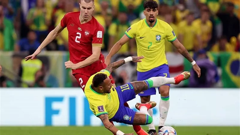 شوط أول سلبى بين البرازيل وصربيا فى كأس العالم - صور