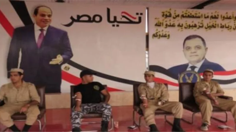 حملة للتبرع بالدم بالإدارة العامة لشرطة النقل والمواصلات