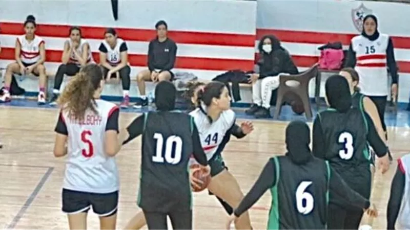 سلة الزمالك سيدات يفزن على الشمس في الدوري