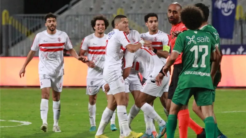 لاعبو الزمالك يحتفلون بالفوز على المصرى ويهنئون نيمار