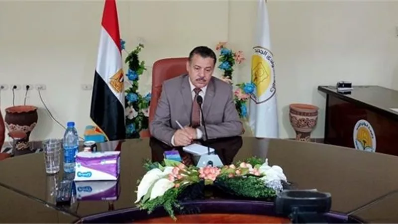 افتتاح المبنى الجديد لكلية الزراعة بجامعة الوادى الجديد خلال أيام
