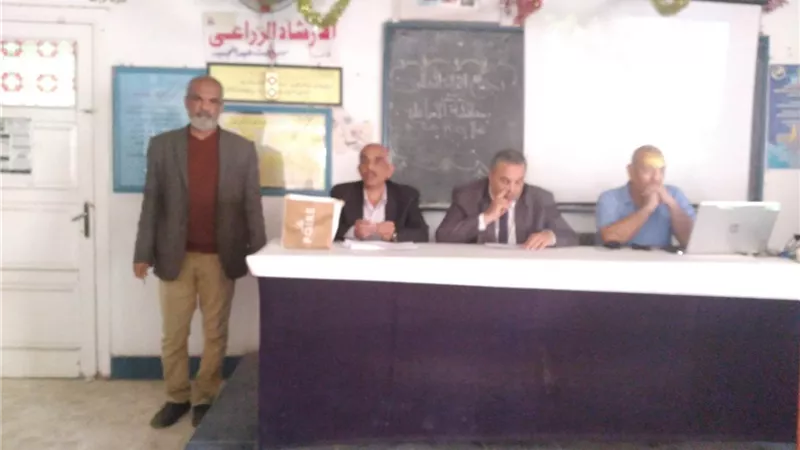 التدريب على مكافحة المحاصيل في ظل الظروف المناخية بالإسماعيلية.صور