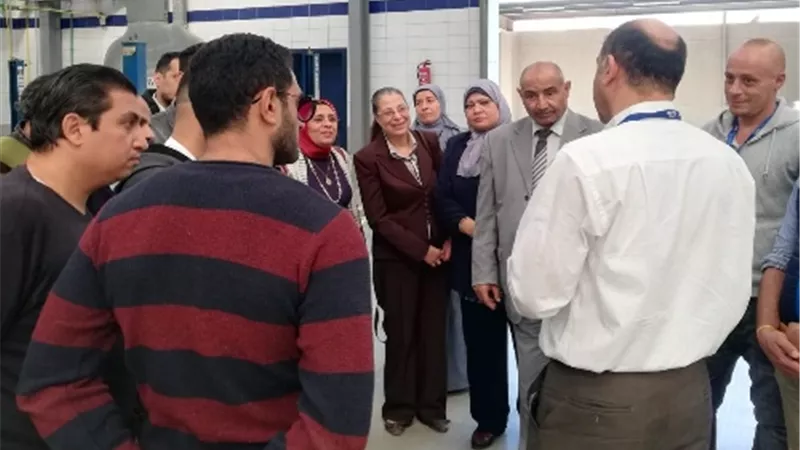 القوى العاملة:زيارة ميدانية ومتابعةبرامج التدريب المهنى بالإسكندرية