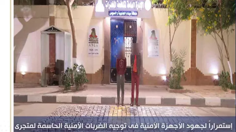 ضبط مخدرات بـ٤٢مليون جنيه مع عنصرين بمنطقة شرق السويس