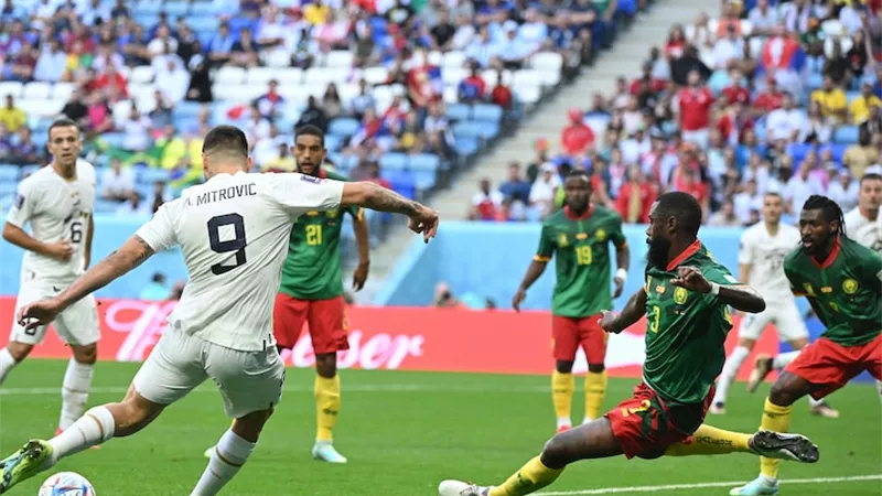 شاهد.. هدف ثالث رائع لمنتخب صربيا أمام الكاميرون