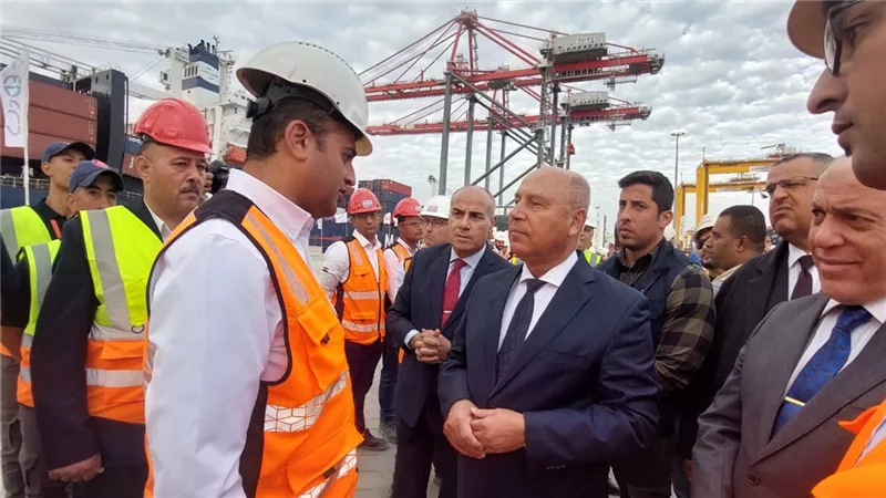 تفقد اعمال التجهيز و الاعداد للتشغيل التجريبي لمحطة تحيا مصر متعددة