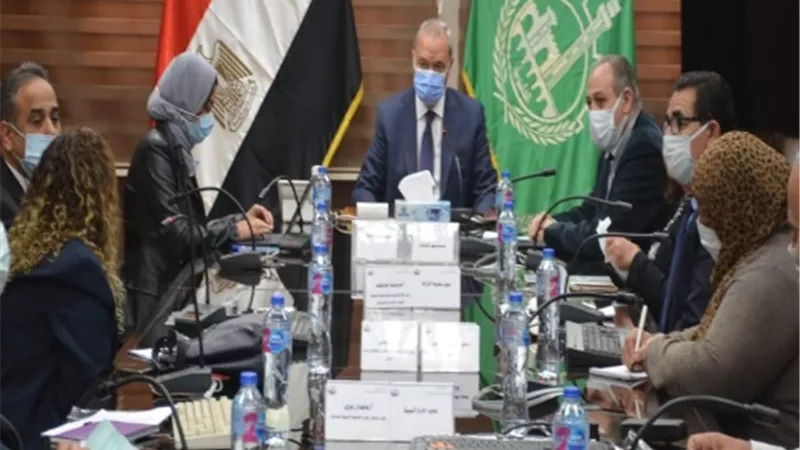 محافظ القليوبيةيستقبل وفد ممثلي الهيئة الإنجيلية لتنفيذ مبادرة ازرع
