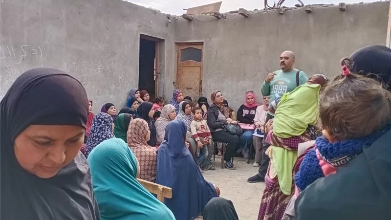 مياه الفيوم تنظم لقاءً توعويا عن مشروعات حياة كريمة