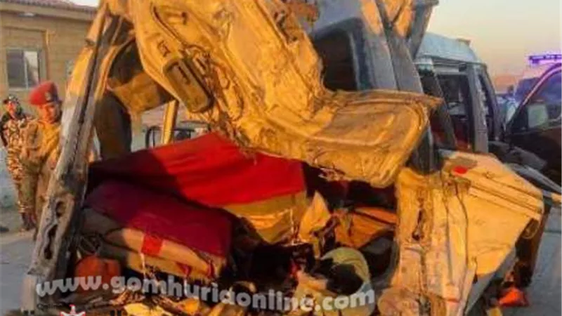 مصرع 2 وإصابة 13 في حادث مروع بالسويس