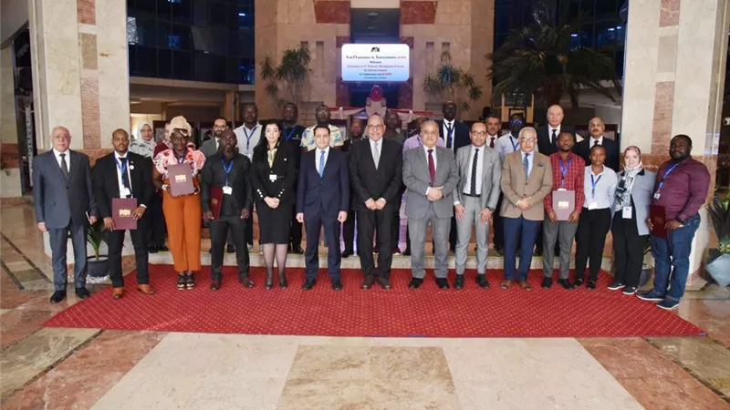 رئيس الهيئة العربية للتصنيع يشهد حفل تخرج البرنامج التدريبي لإدارة شبكة المعلومات لمتدربين من الدول الأفريقية الشقيقة