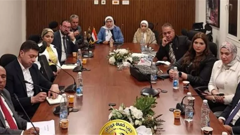 حماة الوطن يناقش خطه احزب المقبلة فى التعامل الإعلامي