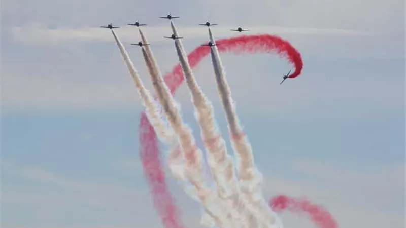تفاصيل العرض الجوى المصرى البريطانى (HURGHDA Air Show 2022) بمدينة سهل حشيش