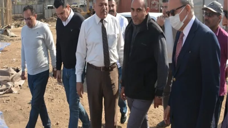 محافظ القليوبية يتفقد المشروع القومي حياة كريمة بشبين القناطر
