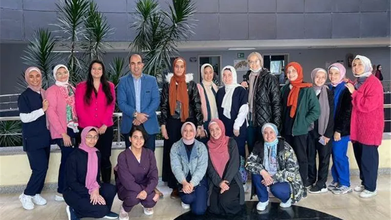 العلاج الطبيعى بجامعة بدر تنظم تدريب للطلاب فى نشر التغذية السليمة