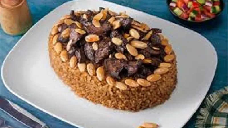 طريقة عمل أرز بالمكسرات وكبد الدجاج