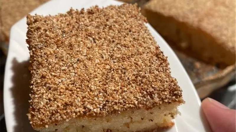 طريقة عمل كيكة الرمل