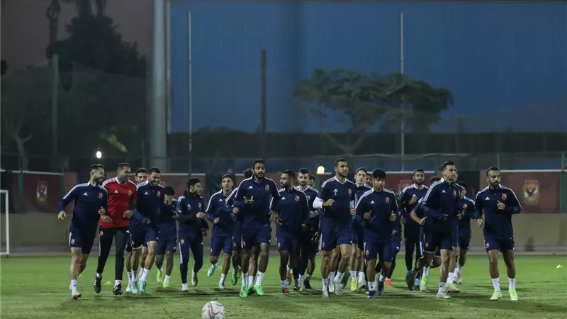 الأهلي يختتم تدريباته استعدادًا لطلائع الجيش فى الدورى