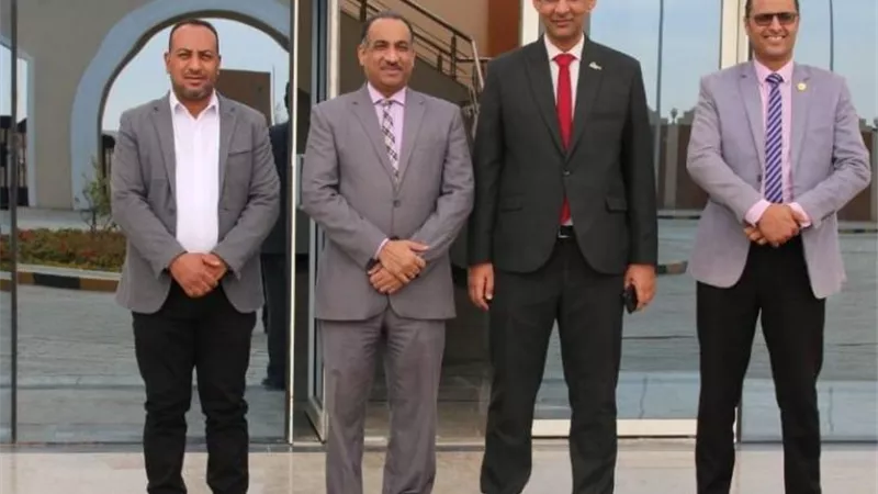 وفد مهندسى الأقصر يبحث التعاون مع رئيس جامعة طيبة التكنولوجية