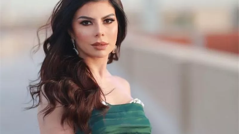بالأخضر .. إطلالة جذابة لـ أميرة فتحى فى أحدث ظهور