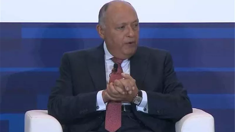 شكري يستعرض رؤية مصر إزاء مختلف القضايا الإقليمية والدولية