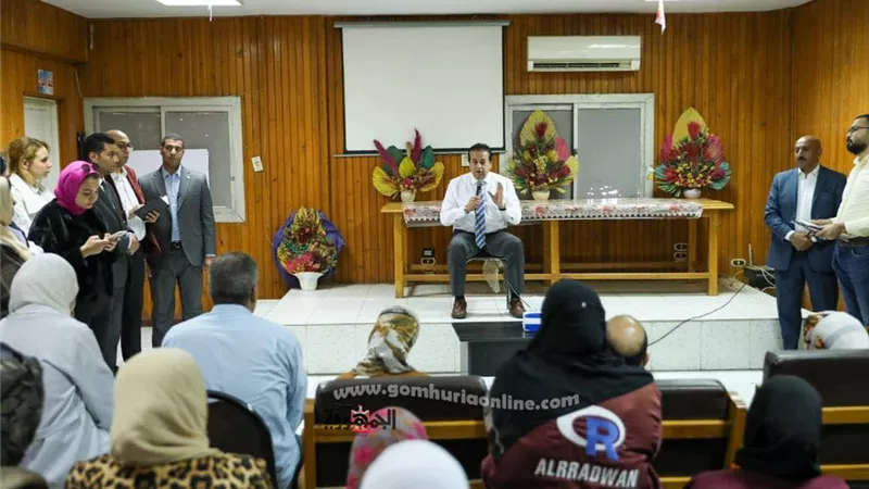 وزير الصحة يزور مستشفى قويسنا المركزى ويؤكد لا أحد فوق القانون