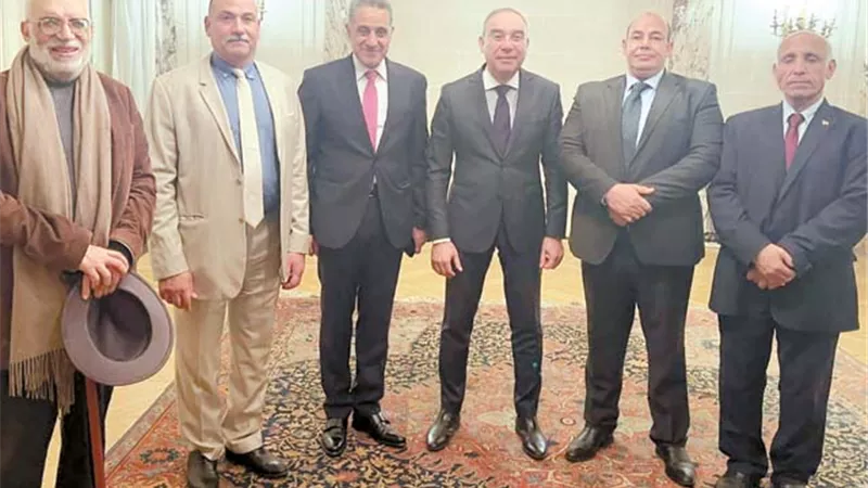 الجالية المصرية بفرنسا ترحب بالقنصل الجديد
