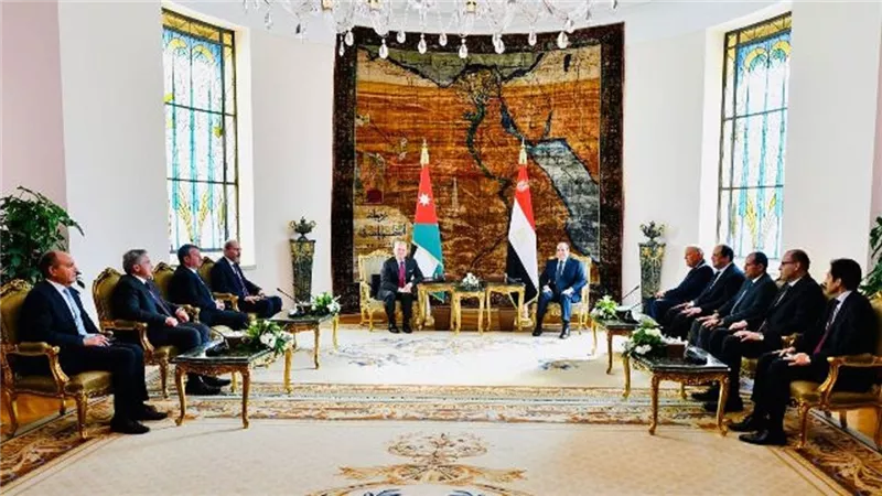المتحدث الرئاسي ينشر صور استقبال الرئيس للعاهل الأردني ومباحثاتهما بالاتحادية