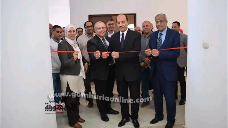 رئيس جامعة العريش يفتتح المركز الطبي لجامعة العريش