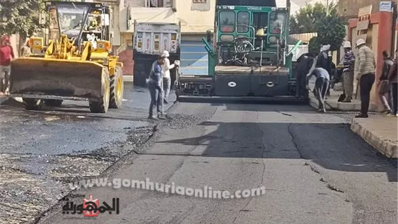 تطوير ٤ طرق رئيسية بمدينة فارسكور
