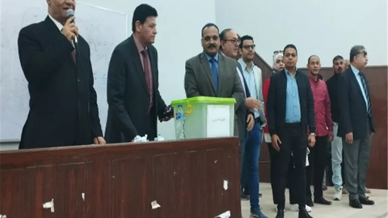 سوسه يتابع انطلاق ماراثون انتخابات الاتحادات الطلابية بجامعة بنها