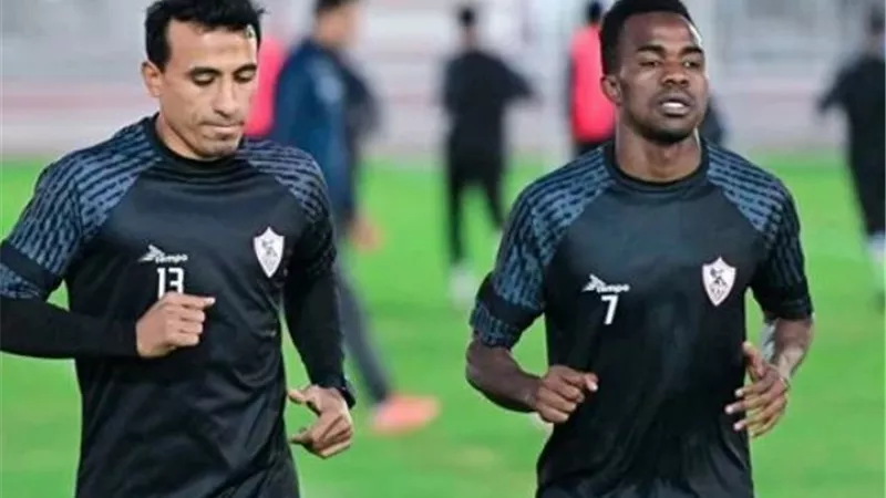 تدريبات تأهيلية لـ شيكابالا وعبد الشافى ونداي بمران الزمالك
