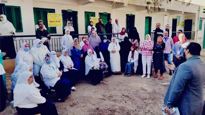 ضمن المبادرة الرئاسية حياه كريمة قافلة طبية بقرية ببيلا