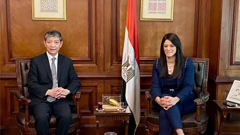 رانيا المشاط تبحث مع السفير الصيني اتفاقيات التعاون الجديدة