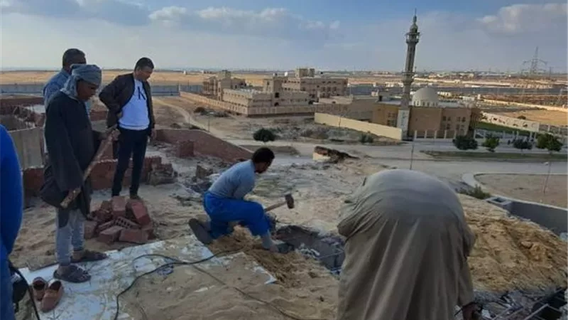 الغيطى: حملة غلق وتشميع وازالة بالحى التاسع بالعبور