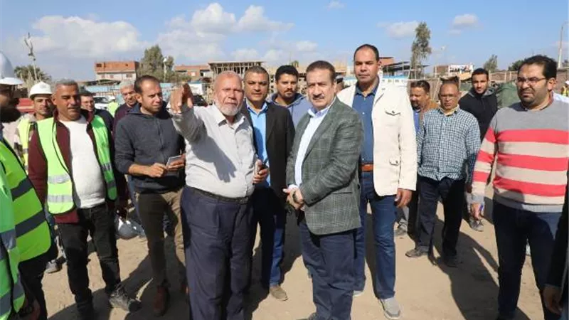 أبو ليمون يتابع أعمال التطويرو يفاجئ مدرسة على الشاذلى الابتدائية