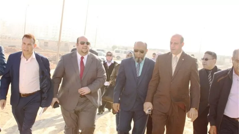وفد وزارة التخطيط والتنمية الإقتصادية فى زيارة موسعه بجامعة أسيوط