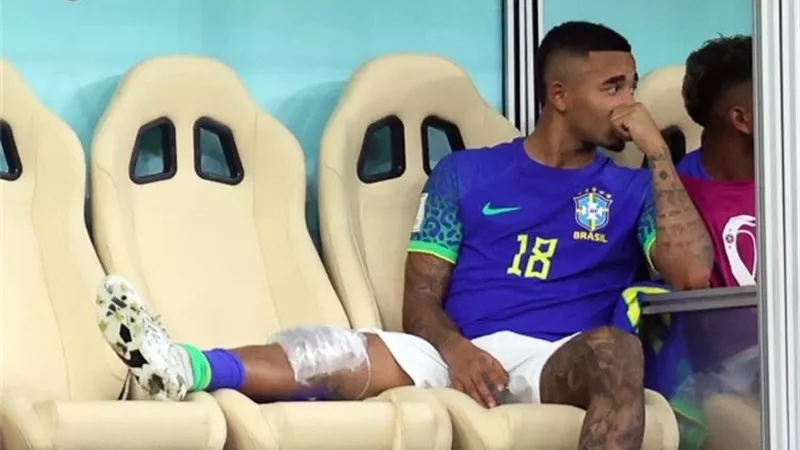 صدمة فى آرسنال بعد اصابة جيسوس مع البرازيل في كأس العالم