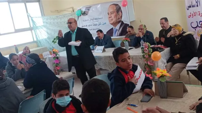 فوز مدرسة المجاورة الأولي للتعليم الأساسي بمدينة المنيا الجديدة