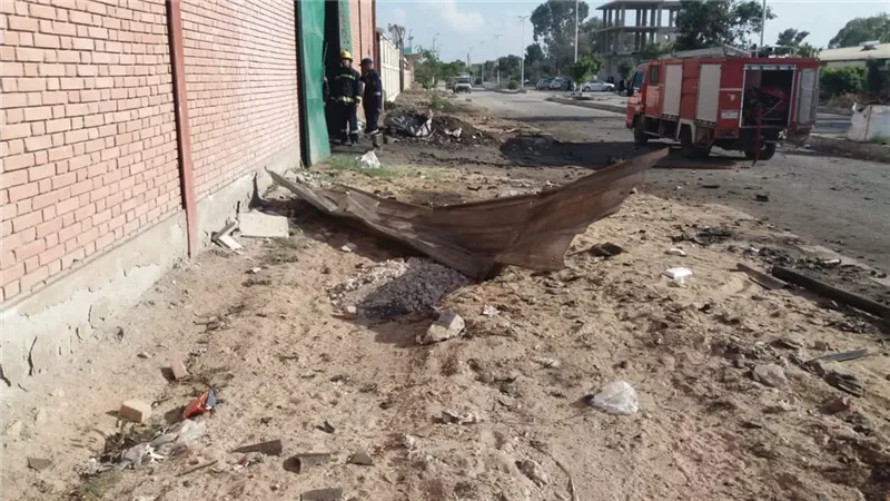 انفجار غلاية بخار بالمنطقة الصناعية بالاسماعيلية دون اصابات