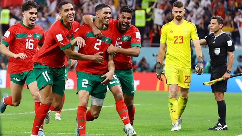 10 أرقام قياسية لـ منتخب المغرب بعد الفوز على إسبانيا فى المونديال