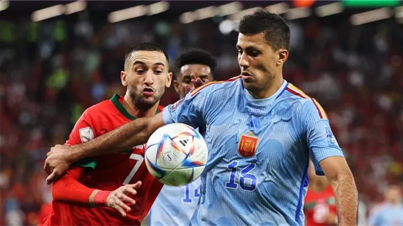 رودري بعد الخسارة أمام المغرب: كنا نستحق التأهل لكن كرة القدم قاسية