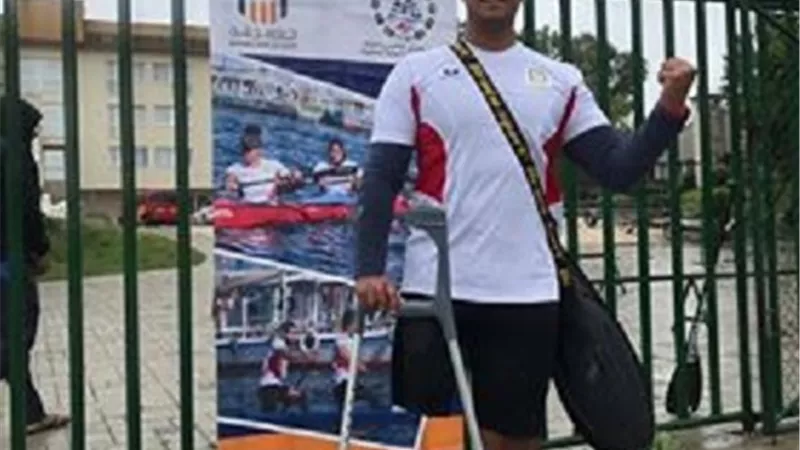 الفرعون المصرى نجيب بريمو المعسكر الدولى لنجوم الباراكانوى بالمجر