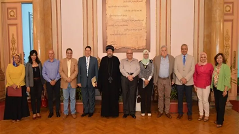 تعاون بين جامعتي عين شمس وكاتنيا والمركز الثقافي القبطي في مجال الترميم