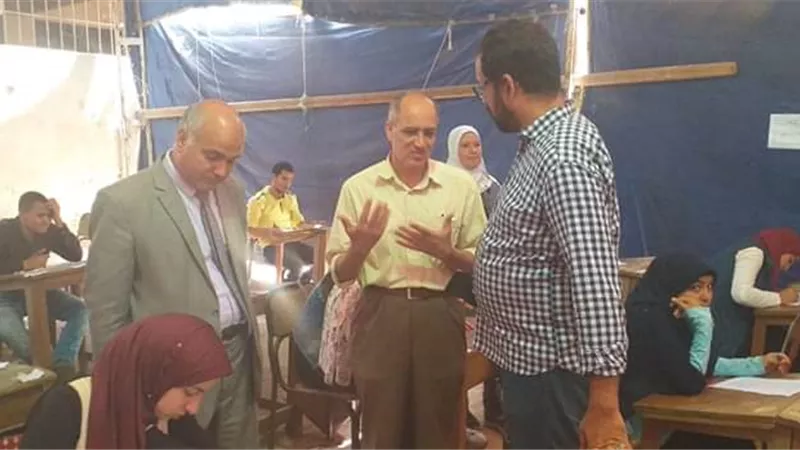 وكيل الصحه ببنى سويف يتفقد امتحانات التمريض