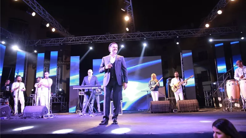 راغب علامة يحيي سهرة رمضانية بحضور نجوم الفن .. صور