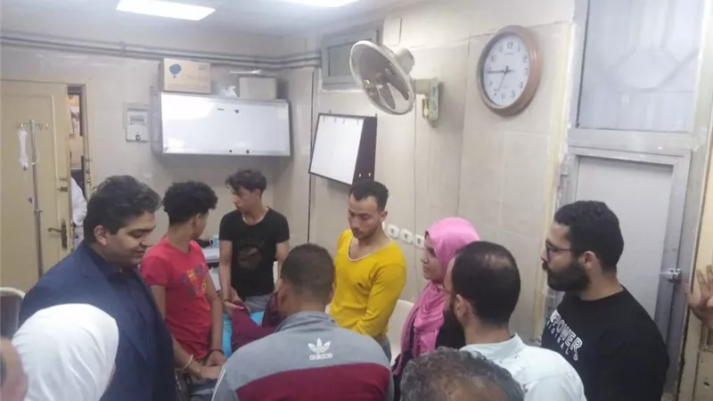 خروج جميع مصابي حادث حريق مصنع منظفات بطنطا..صور