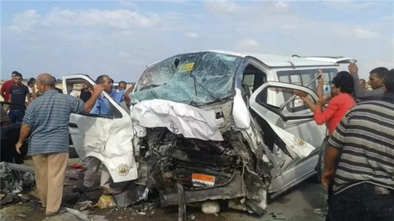 ننشر أسماء ضحايا حادث انقلاب ميكروباص بطريق الكريمات