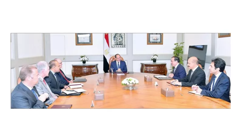 الرئيس يستقبل رئيس شركة نوبل انرجي ويؤكد : تذليل أي عقبات في اعمال الشركة للبحث عن الغاز الطبيعي