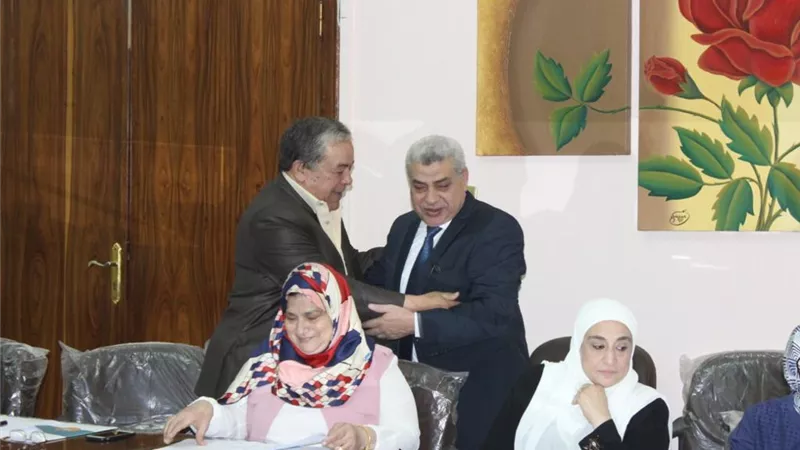 مجلس شئون خدمة المجتمع بجامعة طنطا يكرم وكيل وزارة الصحة لبلوغه سن المعاش