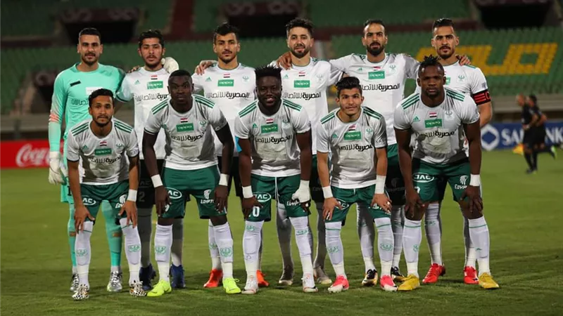 محمود وادى يسجل الهدف الثانى للنادى المصرى فى الانتاج